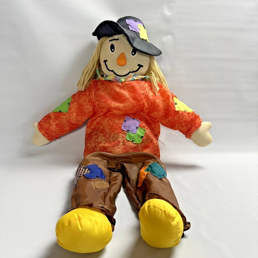 30" Farmhouse Harvest Scarecrow Doll Autumn Fall Decor Halloween Thanksgiving